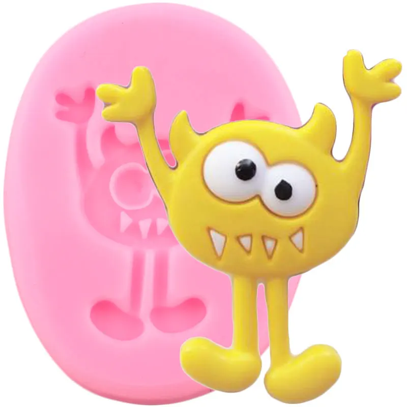 

Мультфильм игрушка силиконовые формы DIY Хэллоуин инструменты для украшения тортов из мастики Конфеты Смола глина кекс Топпер шоколад формы...