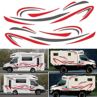 dropshipping stripes graphics kk vinyl decals stickers for car caravan trailer camper van waterproof sun resistant