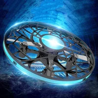 anti collision mini drone ufo rc hand drone infraed flying helicopter rotate sensing induction dron electronic flayaball kids