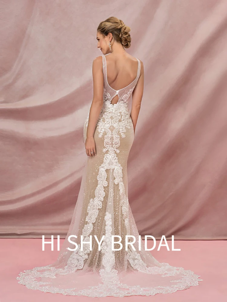 

Hi Shy Bridal 2021 New Luxury Lace Wedding Dresses Suitable for Every Bride Free Tailored Plus Size and Free Shipping