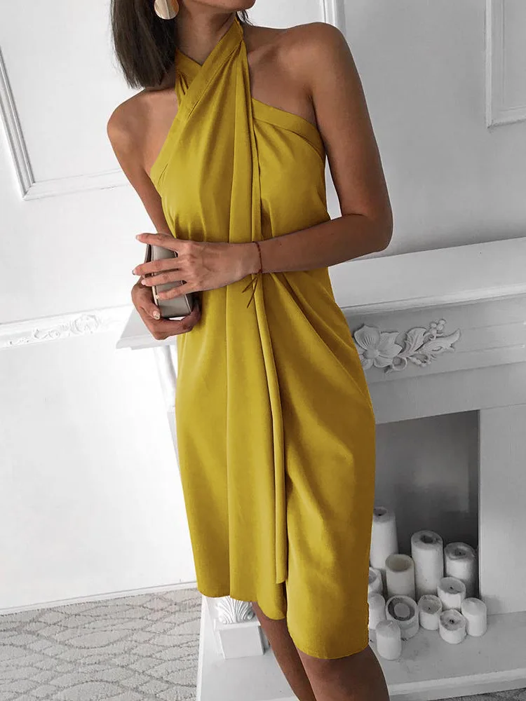 Женские Элегантные вечерние платья миди шифоновое платье без рукавов с рюшами