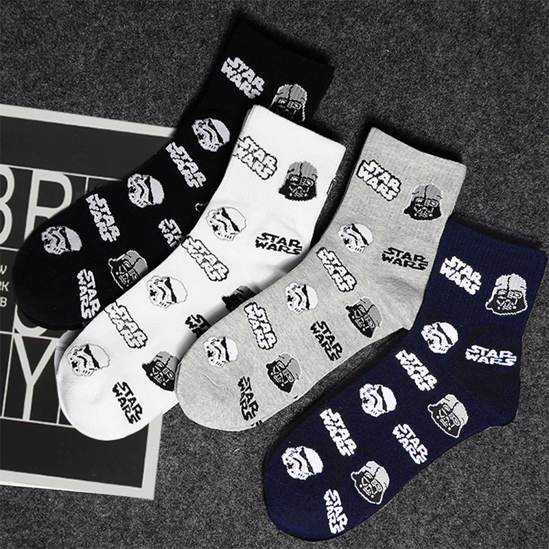 2021 Disney Star Wars Cosplay Socks Jedi Knight Master Yoda C-3PO Wookiee Comic Women Men Force Awakens Gifts Toy | Женская одежда
