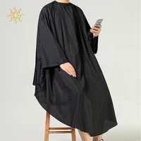 hair cutting cape waterproof long sleeve haircut apron hairdressing cloth gown wrap