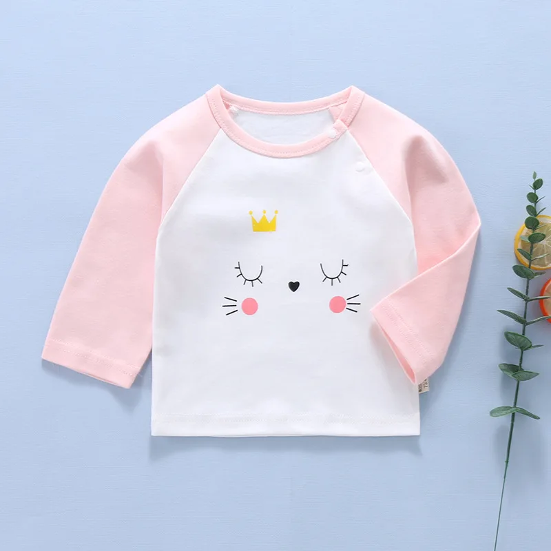 Детская футболка с короткими рукавами летняя детская Топ для малышей одежда