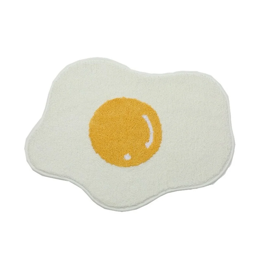 

Cartoon Carpet, Poached Egg, Children's Floor Mat, Entrance Mat, Bathroom, Toilet, Egg, Household Door Mat