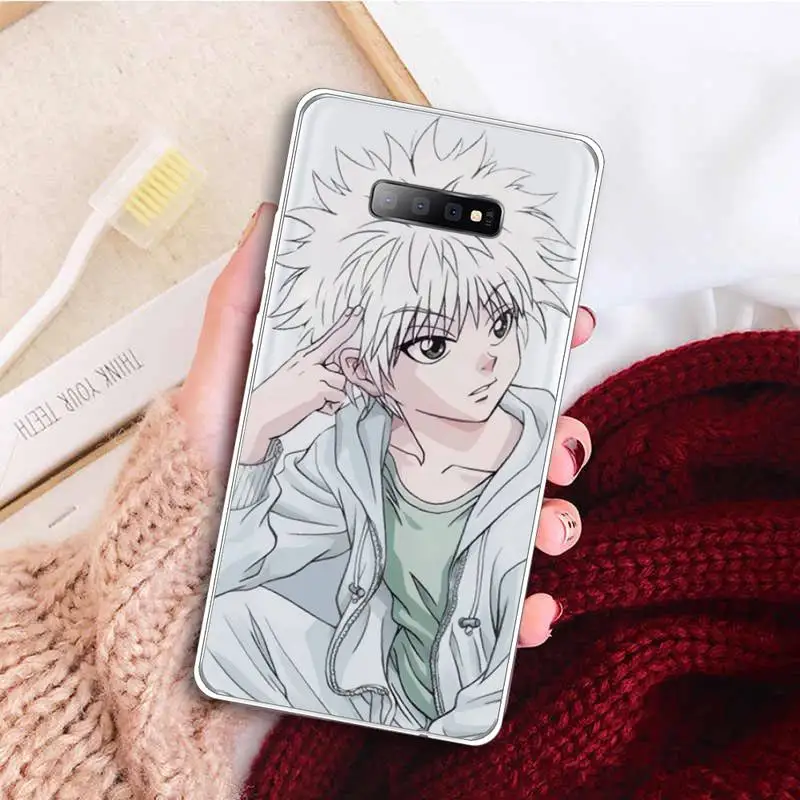 

Hunter X hunter anime Phone Case Transparent For Samsung Galaxy A 71 21s S note 8 9 10 plus 20 ultra custom protective funda