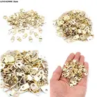 Крючки для подвешивания картины, зеркальной рамы, золотистые треугольные, D-образные, 100 шт.