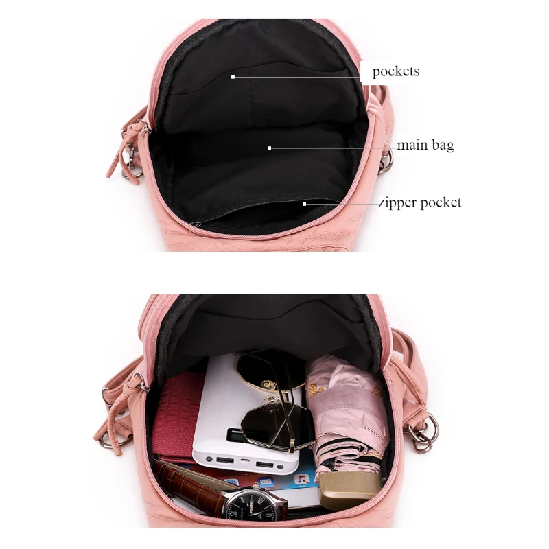 Дизайнерский рюкзак женский модный кожаный мини-рюкзак для женщин