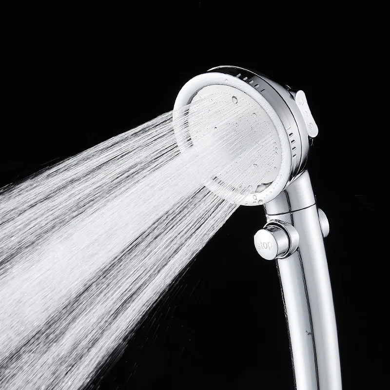 

2021 new Fashion One-key water stop three-gear universal shower nozzle Shower head Bathroom facilities Faucet replacement parts