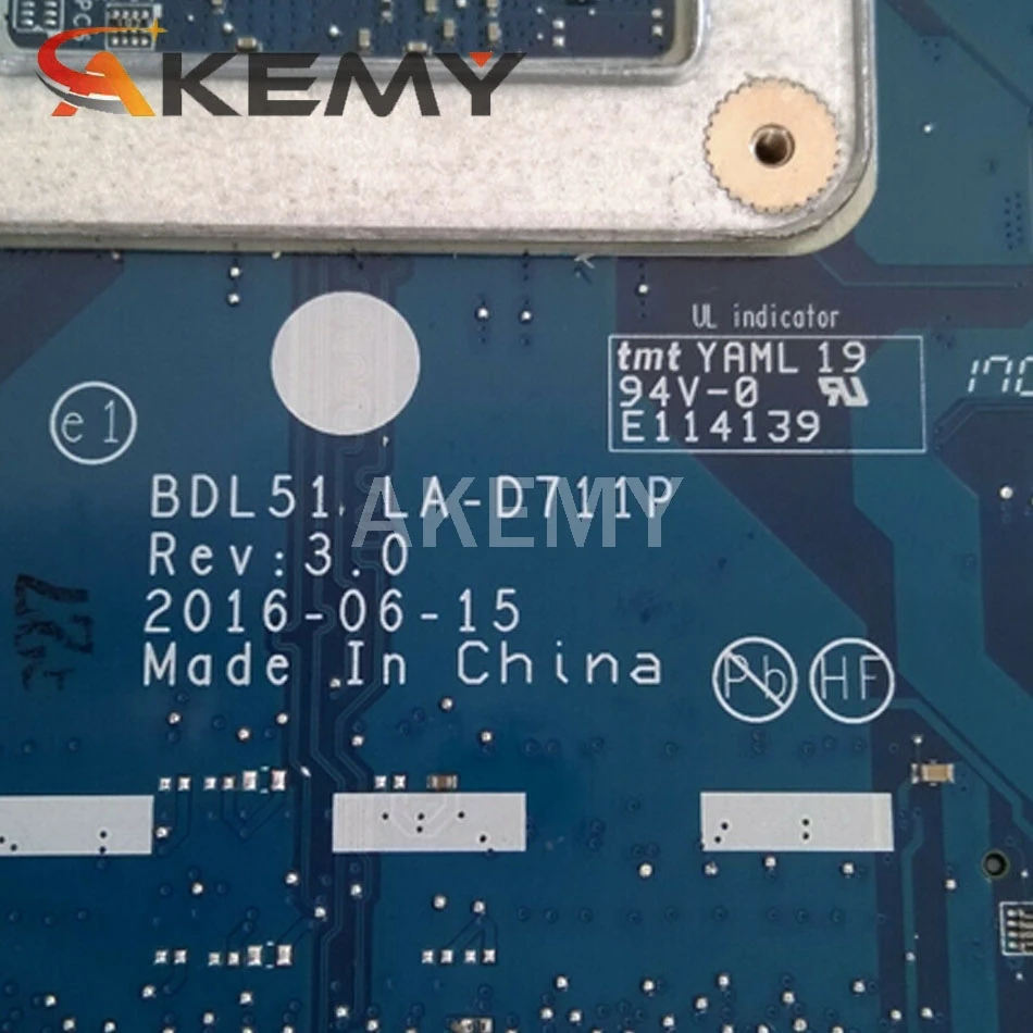 

Laptop motherboard For HP Pavillion 15-BA 15Z-BA A8-7410 AM7410 Mainboard BDL51 LA-D711P 854961-001 854961-601 860337