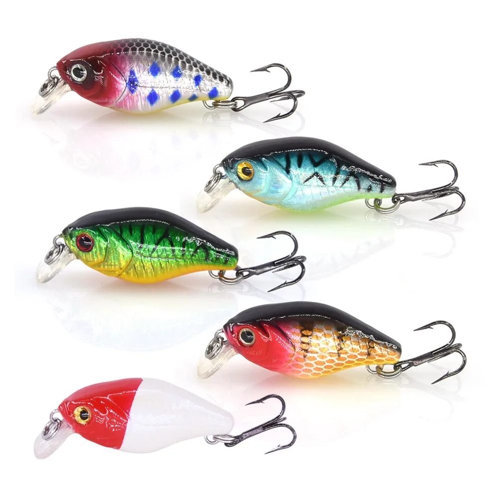 Makebass 10 шт./лот Minnow Тонущая рыболовная приманка набор маленькая жесткая