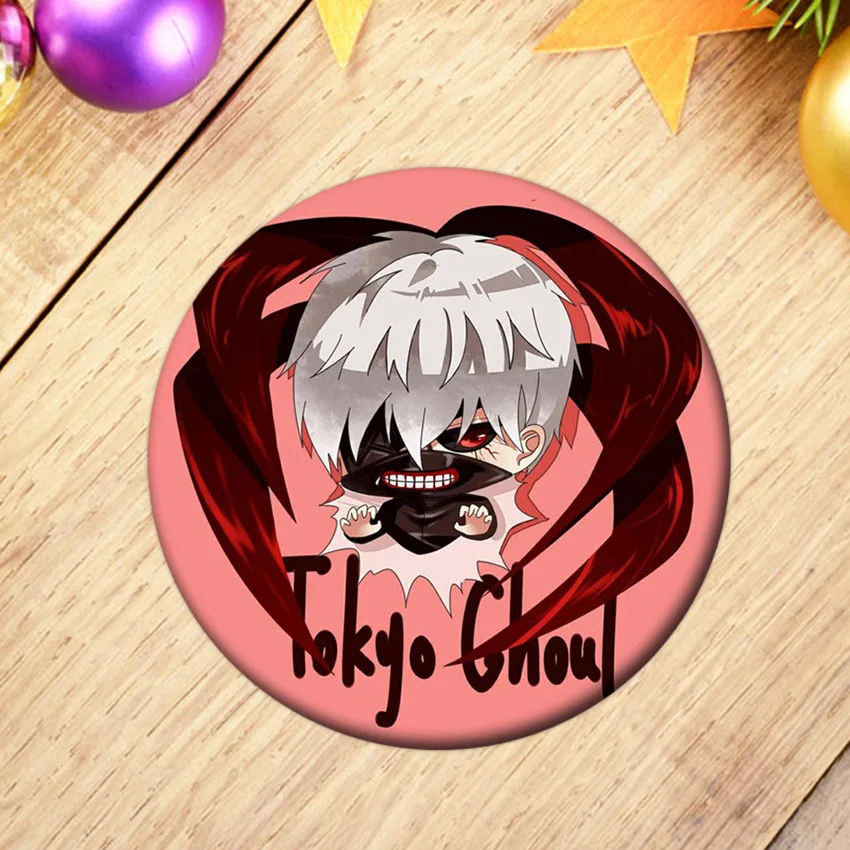 Tokyo Ghoul броши значок Q версия мультяшная аниме фигурка kaneziki Touka Kirishima круглая