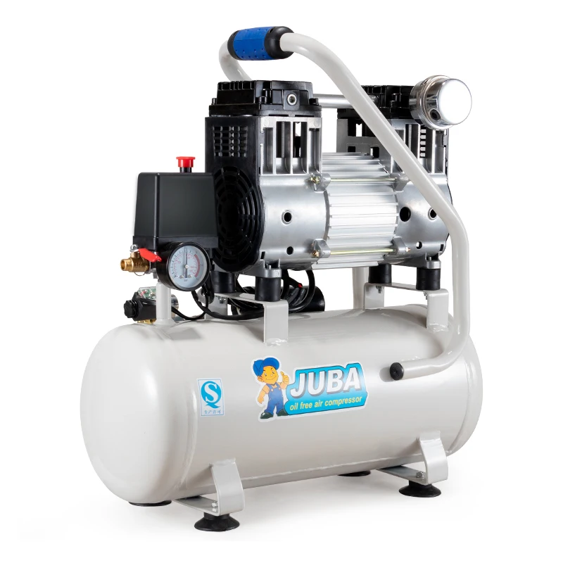 

15L Home Air Compressor Electric Small No Fuel Mute Air Compressor High Pressure Pump 980W Air Pump Woodworking Spray Paint Tool