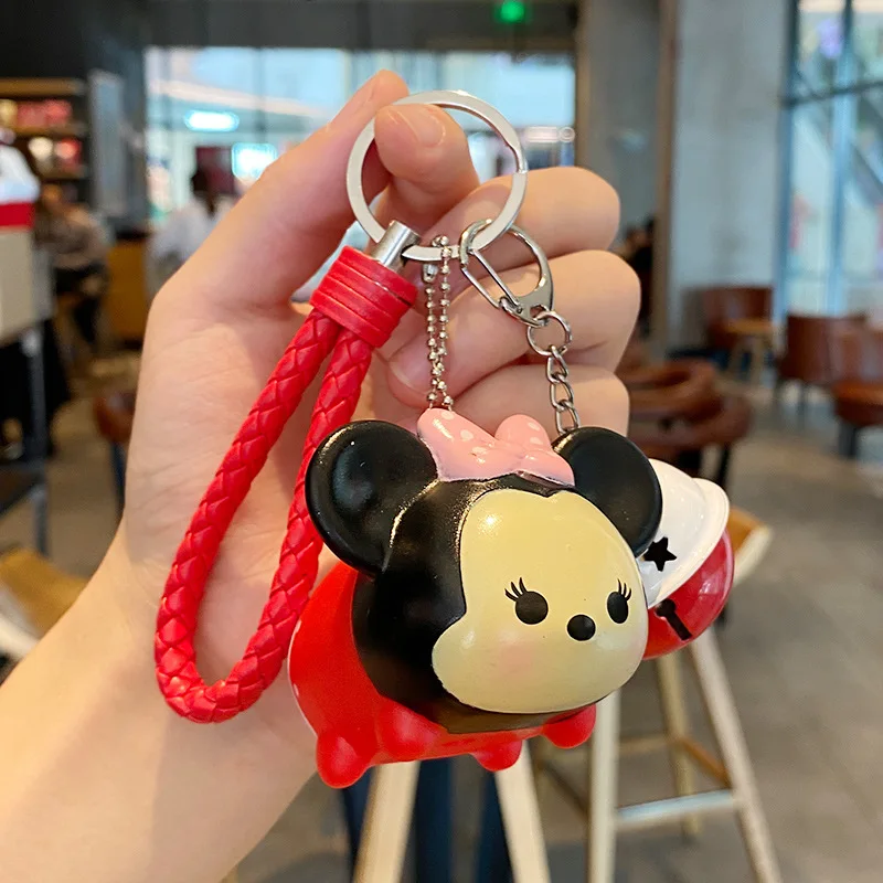 Брелок Микки Disney Маус милый мультяшный брелок Дональд Дак Пух медведь кукла на