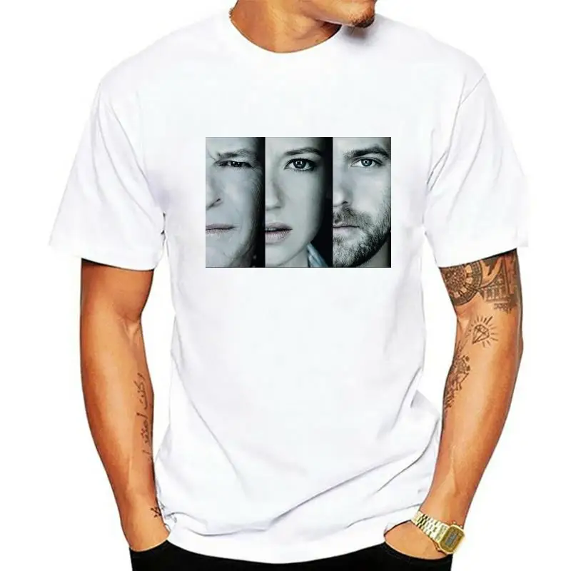 

Men T Shirt T-shirt Fringe rare white on black tshirts Women T-Shirt