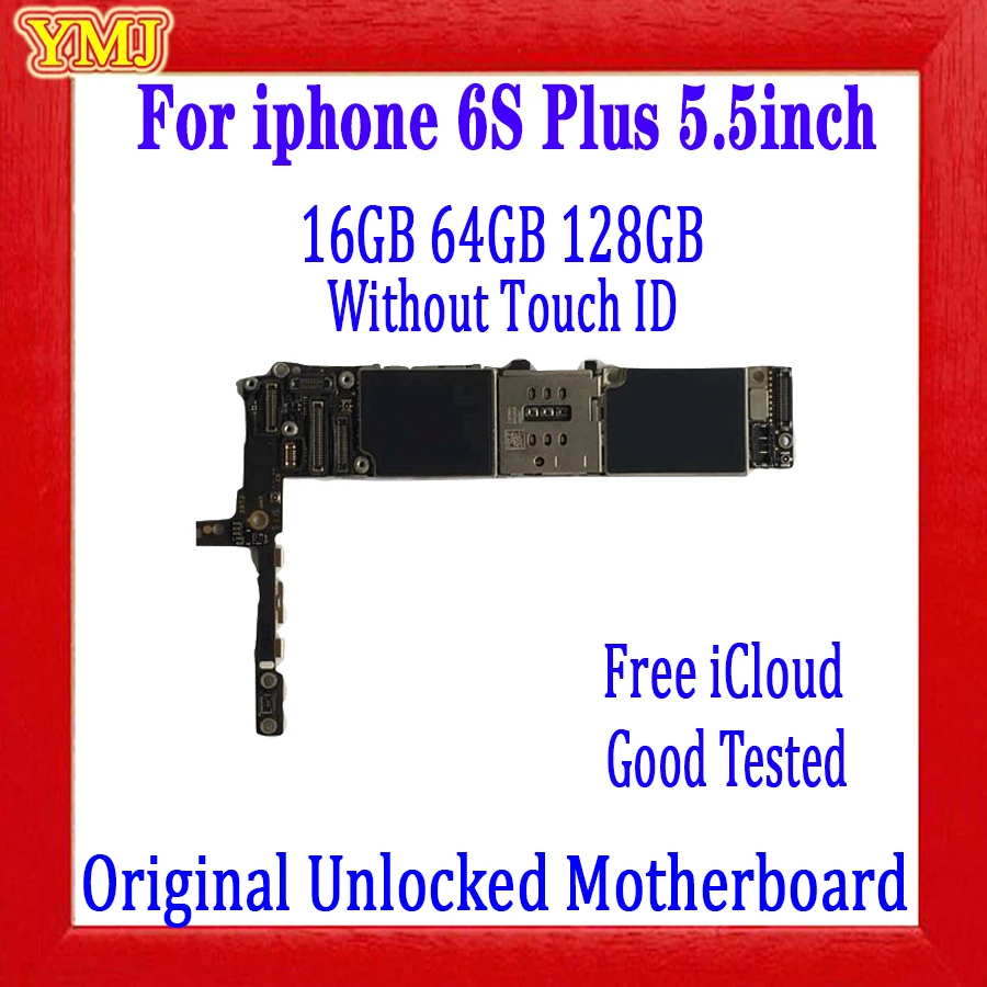 64 Гб оригинальная разблокированная материнская плата для iphone 6s plus без Touch ID с