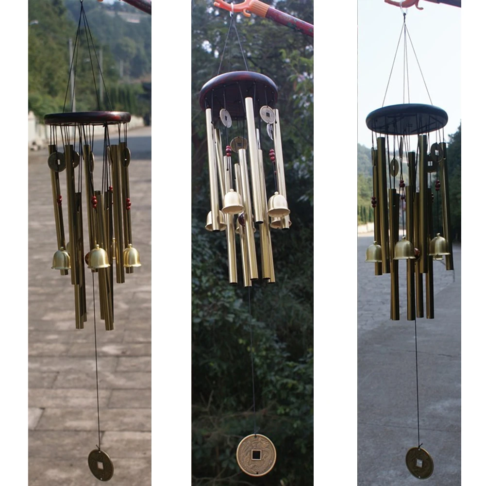 Антикварные резонансные колокольчики с 6 трубками подвесные для гостиной
