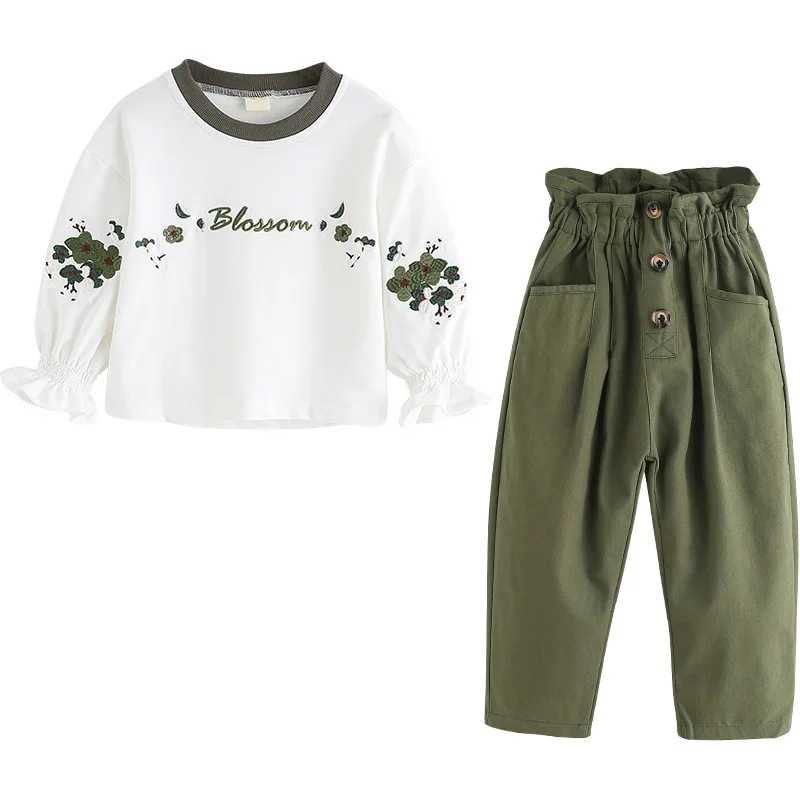 Модная одежда для девочек школьные костюмы детская подростков рубашка с