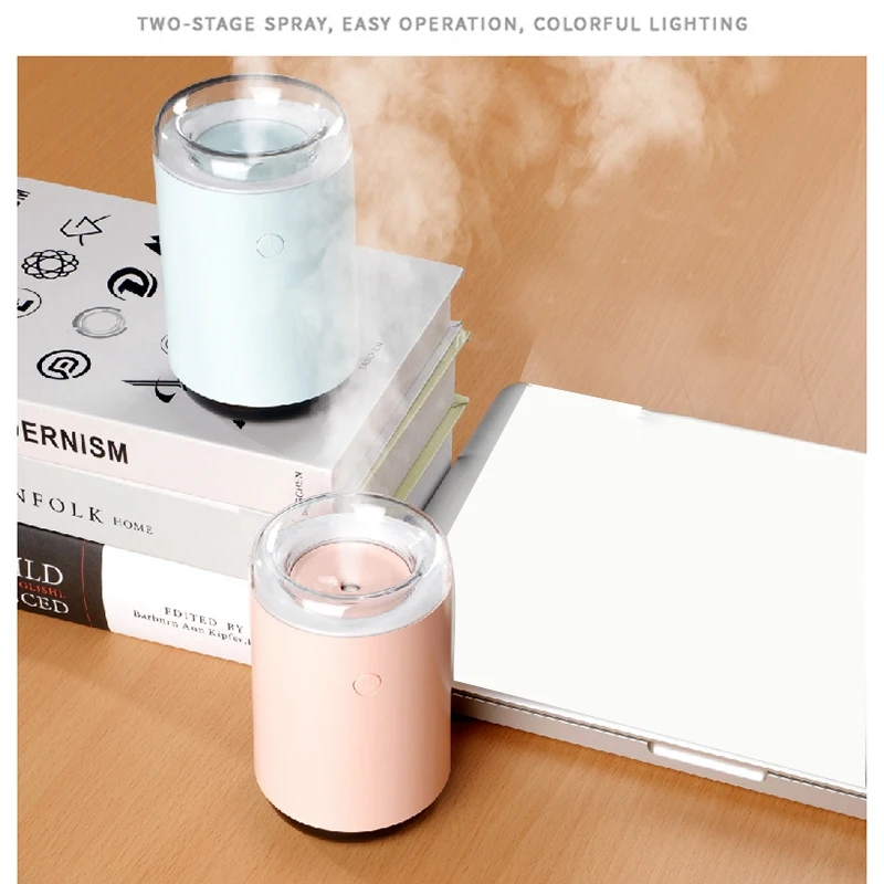

Air Humidifier Sprayer Mini ABS Aroma Diffuser Portable Aromatherapy Mist Maker Aroma Purifier with Lamp