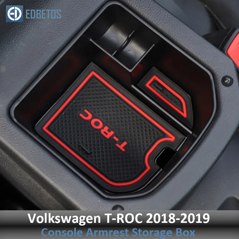 Подлокотник для хранения перчаток для Volkswagen VW T-ROC центральная консоль Органайзер лоток T-ROC аксессуары для интерьера