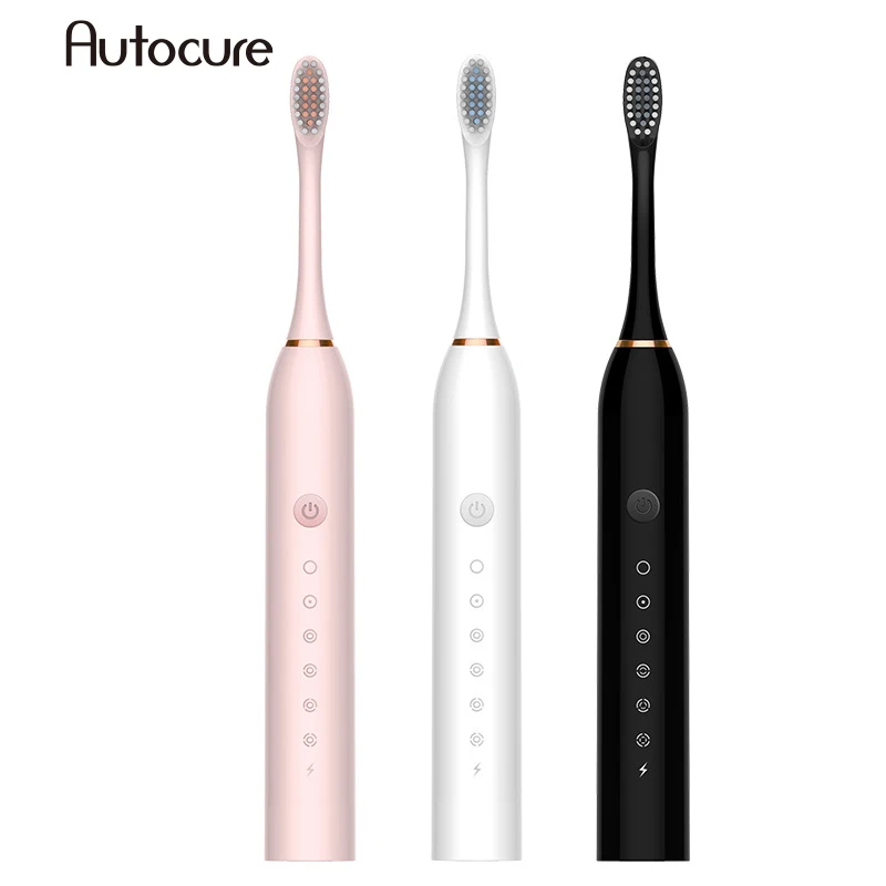 Новинка 2020 электрическая зубная щетка Autocure звуковая вибрация 6 файлов домашняя