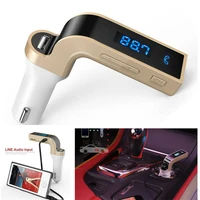 car kit bluetooth handsfree fm transmitter cigarette lighter type radio mp3 player usb charger car automobile accessories