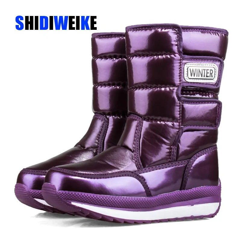 Женские ботинки коллекция 2019 года зимние Женская водонепроницаемая