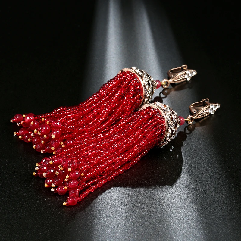 Kinel богемные серьги подвески для женщин модные этнические длинные с золотым