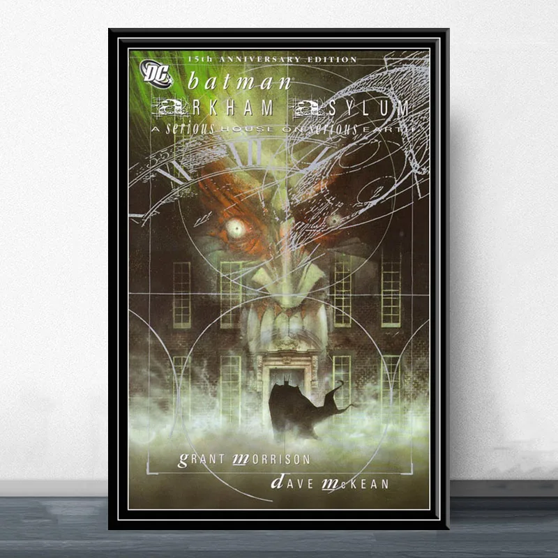 Бэтмен Супермен Чудо-Женщина Лига Справедливости классический DC комикс обложка книги Искусство Живопись Шелковый Холст плакат настенный домашний декор