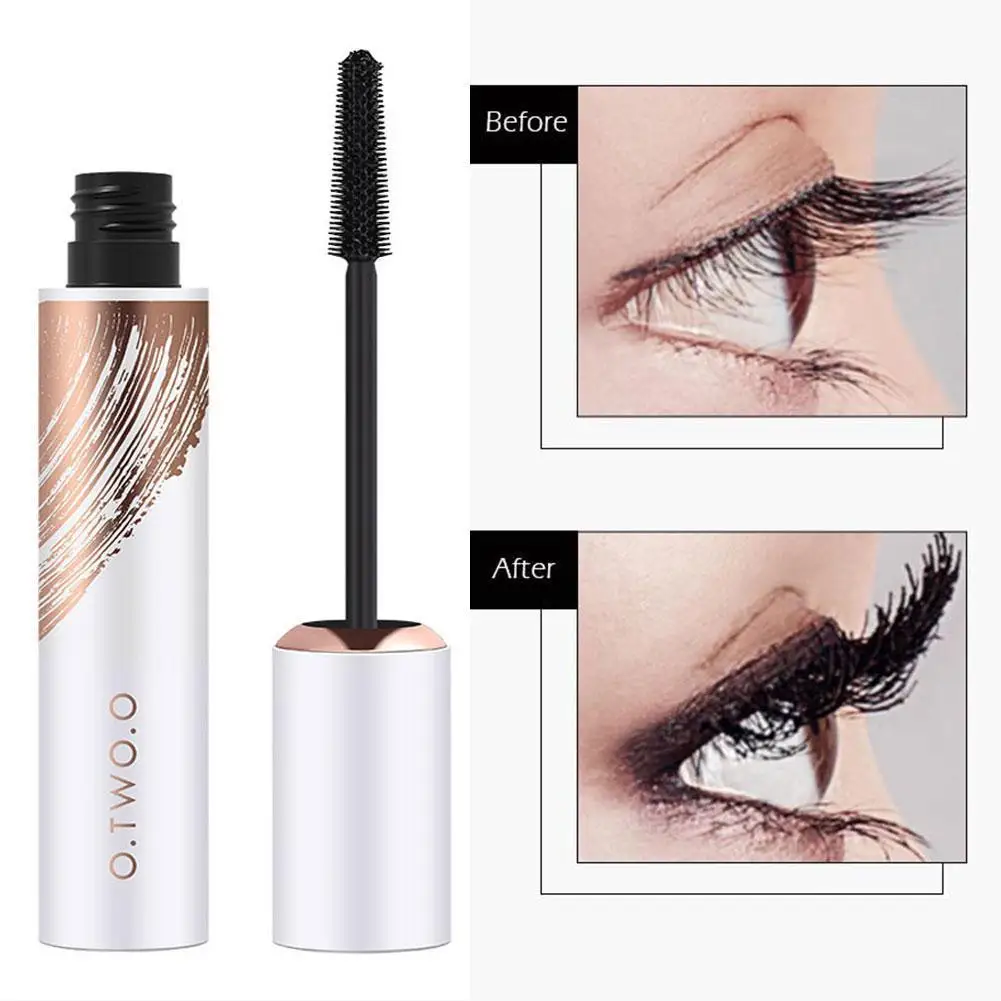 

Black Mascara Lengthens Eyelashes Waterproof Long-lasting 4D Silk Fiber Mascara Lash Extension Non Staining Eye Cosmetics Makeup