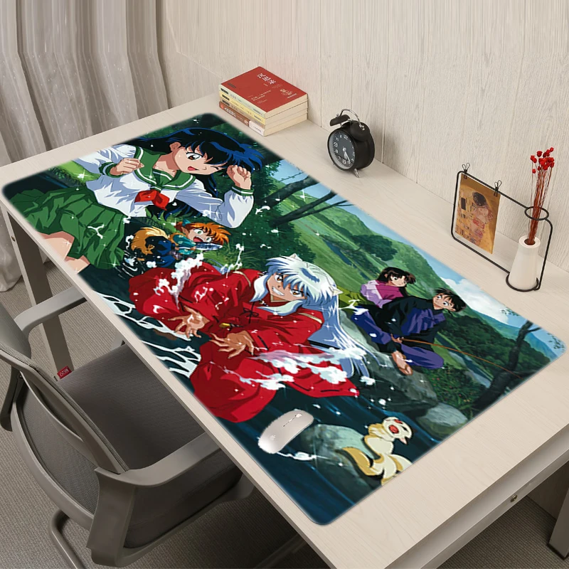 Коврик для мыши InuYasha игровой коврик компьютерные аксессуары клавиатуры под