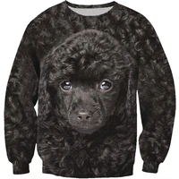 sweatshirt pets poodle dog 3d all over printed x mas gift pullover springautumn unisex long sleeved round neck wholesale
