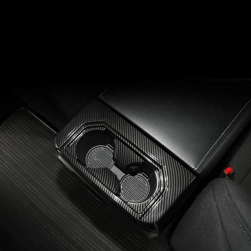 Подлокотник из углеродного волокна для Ford F150 2016-2018 задняя крышка подстаканника |
