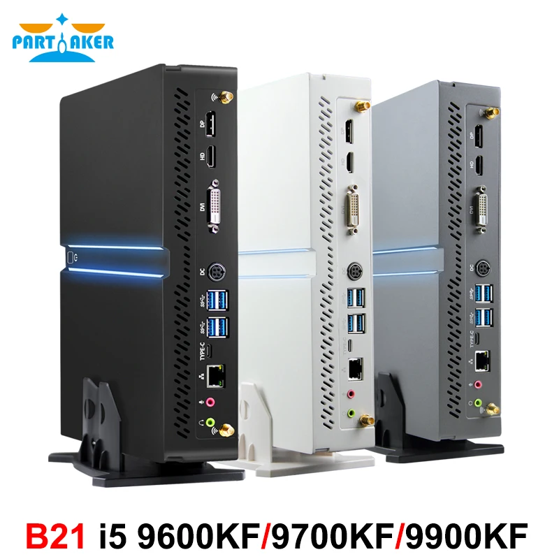 4K Mini PC Intel I9-9900KF i7-9700KF i5 9600KF RTX 2060 6G GDDR5 Octa Core 2*DDR4 Windows 10 Gaming Computer HDMI2.0 DP DVI WiFi