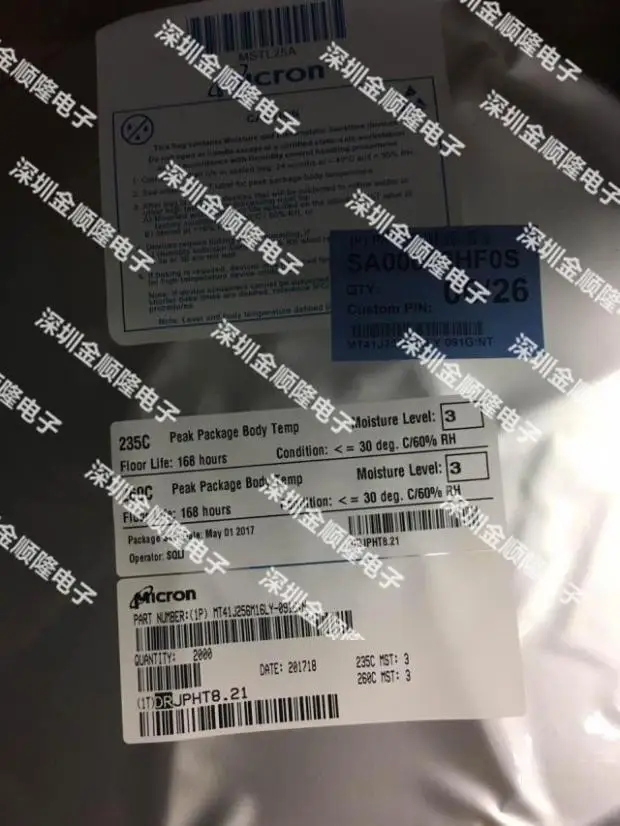 

Free shipping MT41J256M16LY-091G MICRON DDR3 SDRAM MT41J256M 10PCS