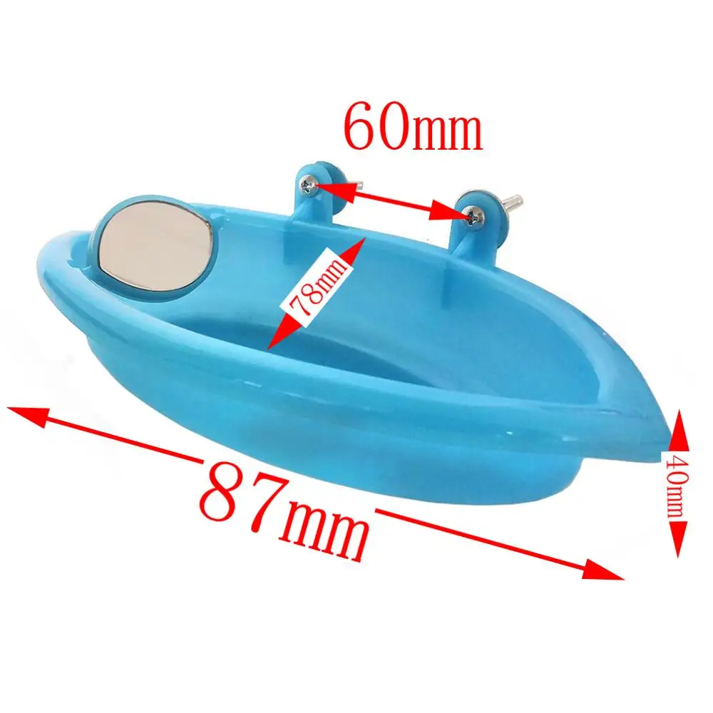 Ванна для попугая с зеркалом клетка домашних животных аксессуары зеркало птиц