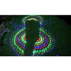 Сетчатая светодиодная гирлянда с вилкой Стандарта ЕССШАВеликобритании, уличная сказочная гирлянда для свадьбы, Рождества, Нового года, вечевечерние, красочное украшение