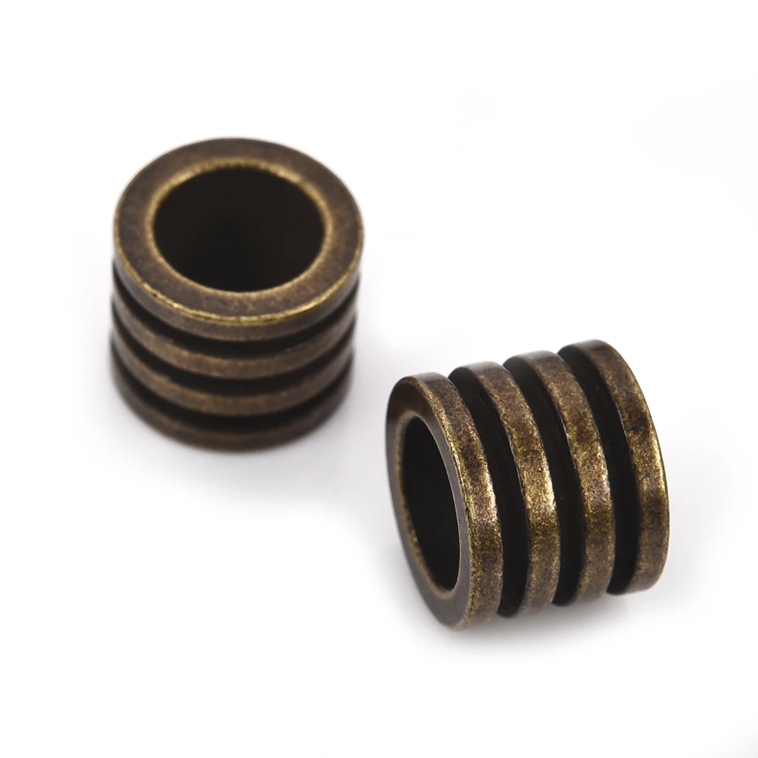 5 шт./лот бусины из нержавеющей стали для браслета в стиле ретро разделительные