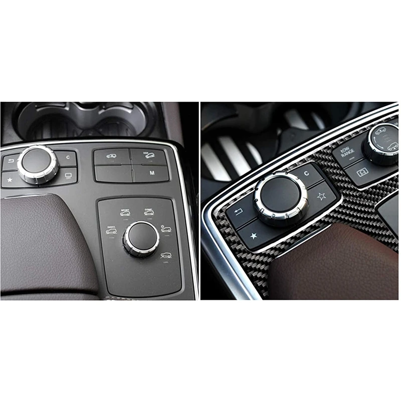 Декоративная крышка для центральной консоли из углепластика рамка держателя