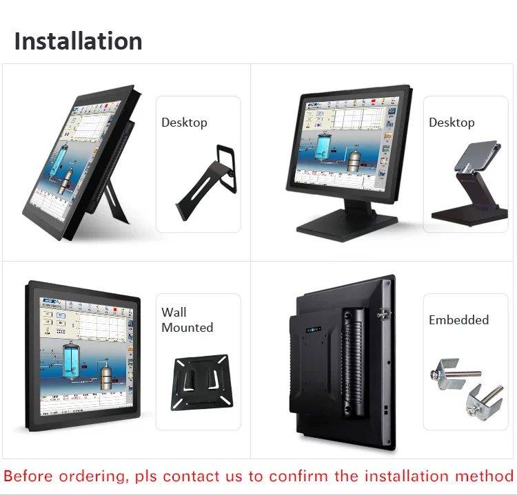 

Waterproof industrial lcd 12 inch touch screen monitor