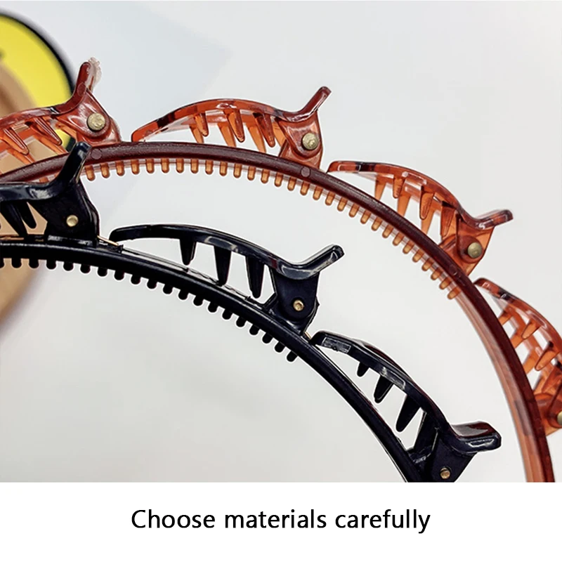 

Girls Braids Pin Hairdo Bring Hair Hoop Black Braider Hair Clip Multi-storey Wisp Air Weave Head Hoop Styling Tool Headwear