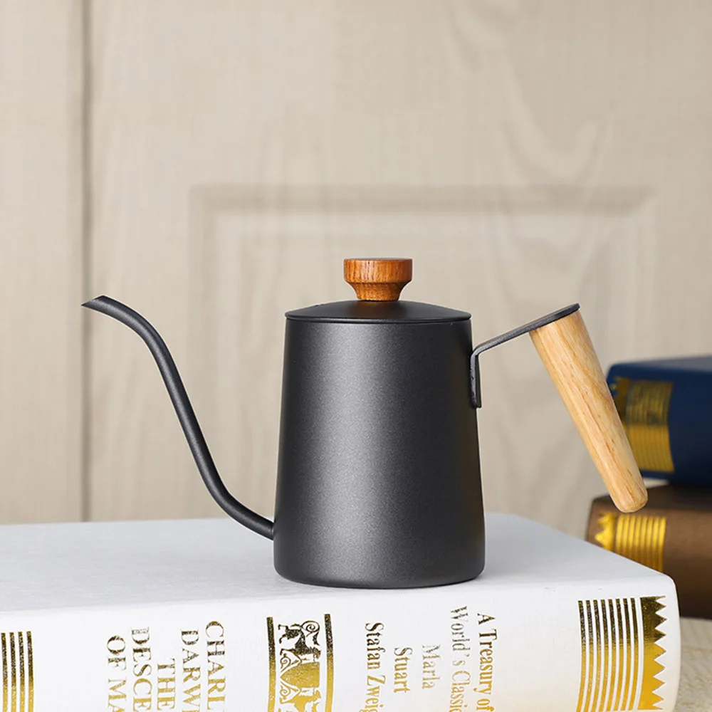 

350ml Stainless Steel Long Mouth Fine Mouth Kettle Hand flushing filter cup for Water Tea Coffee Gooseneck Coffee Tea Pot