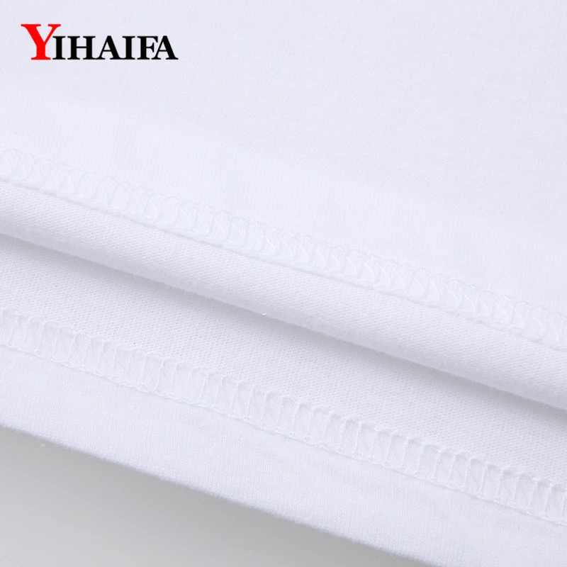 YIHAIFA новейший женский укороченный Топ с длинным рукавом Уличная футболка принтом
