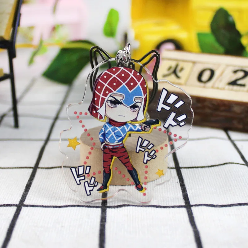 Аниме-брелок для ключей JoJos приключения венто золотистый день Джованна Бруно