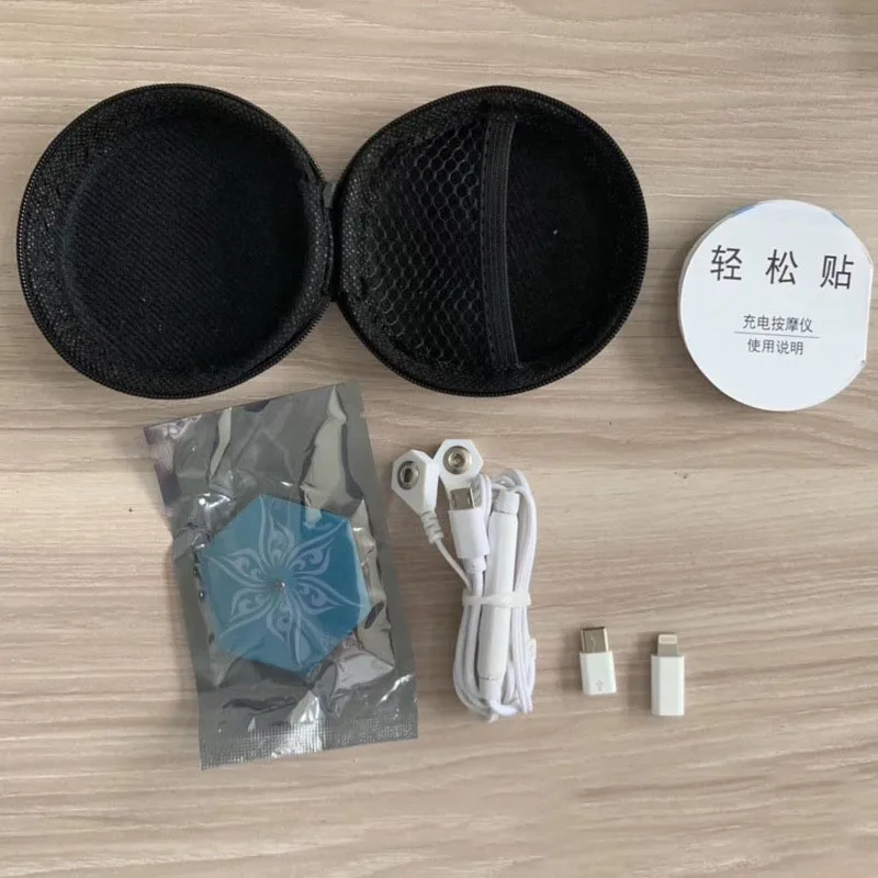 Портативный мини массажер для мышечной стимуляции тела расслабляющий