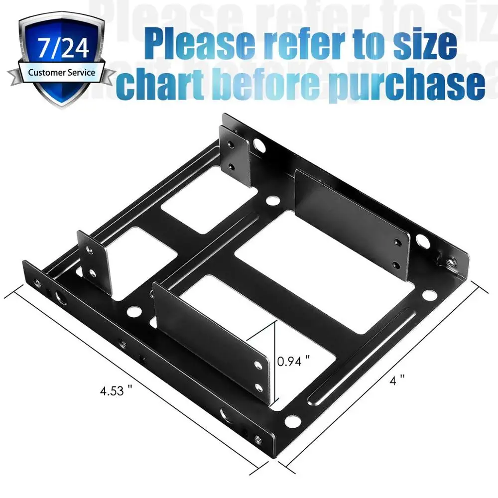 Монтажный кронштейн для жесткого диска 2 5 &quotSSD/жесткий диск до 3 5&quot поддержка SSD