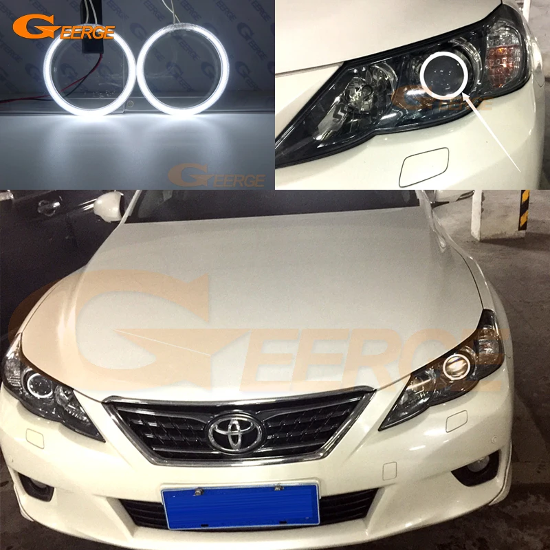 Для Toyota Mark X Reiz 2010 2011 2012 отличный ультра яркий CCFL ангельские глазки Halo кольца