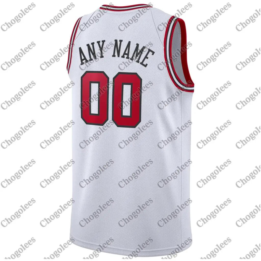 

Men Basketball Jersey Chicago Custom Swingman Jersey White Association Edition