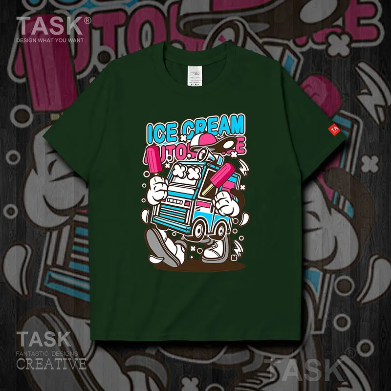 

Мужская Однотонная футболка с принтом иллюстрации, хлопковая Спортивная повседневная Уличная футболка с коротким рукавом, лето 2020