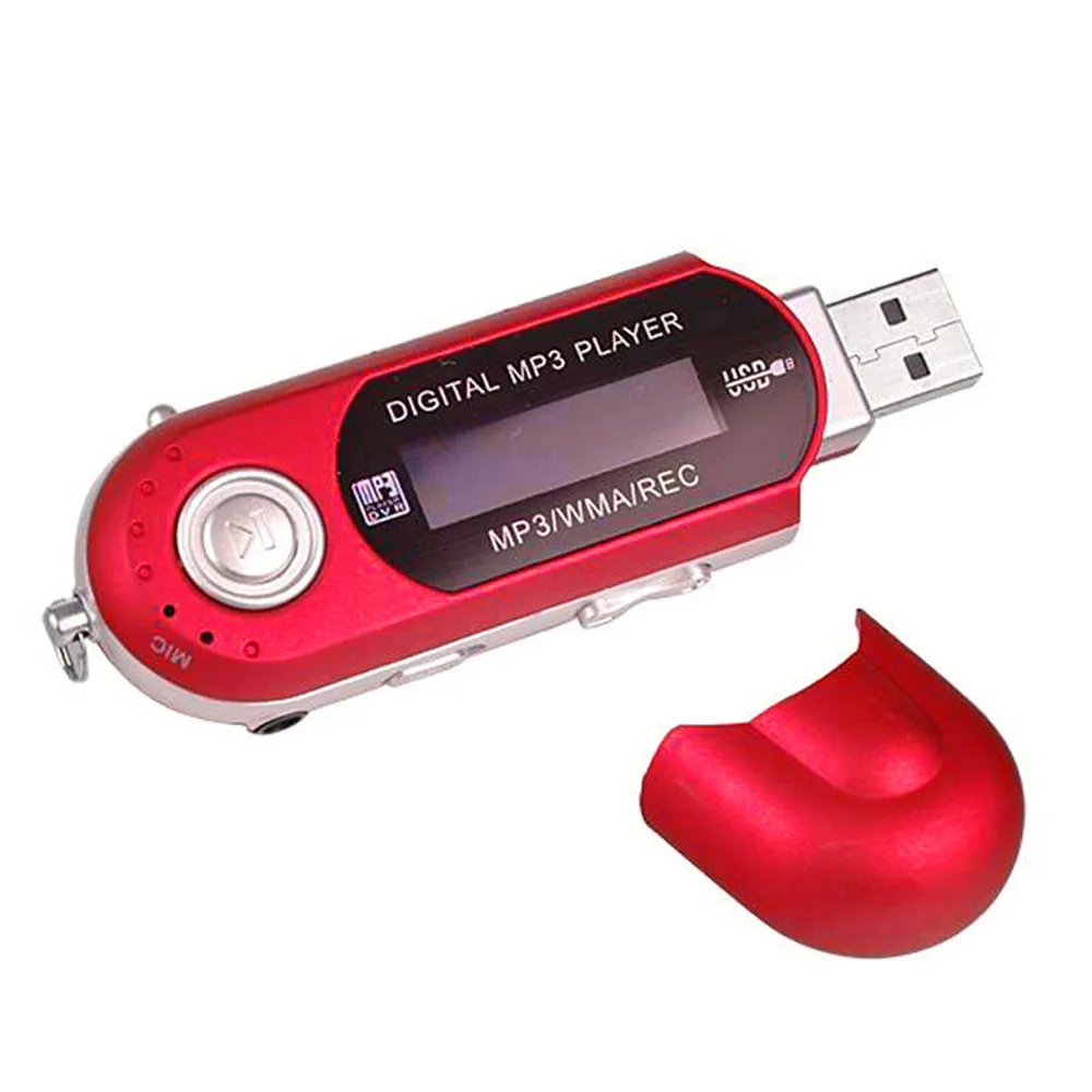 20#8 GB MP3 флеш-диск USB 2,0 lcd мини MP3-плеер с fm-радио Диктофон мини USB флэш цифровой экран lcd